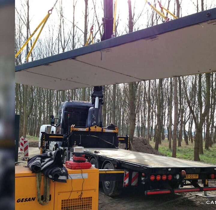 Dak lichten betonnen unit